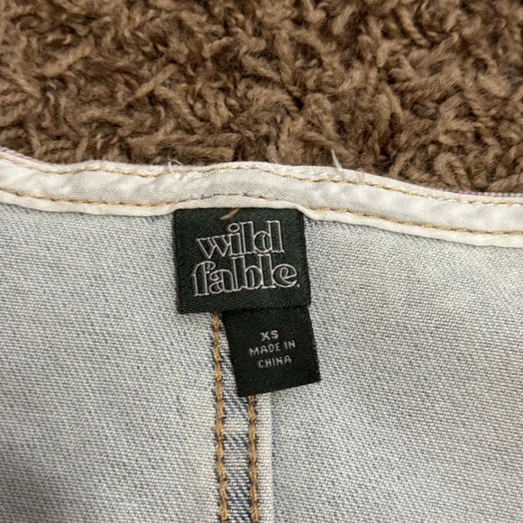 Wild Fable Floral Denim Bustier - Picture 3 of 3